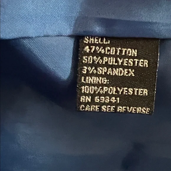 Lisa International Jacket Collared Double Breasted Pockets Belt Lined Size M - Picture 12 of 13